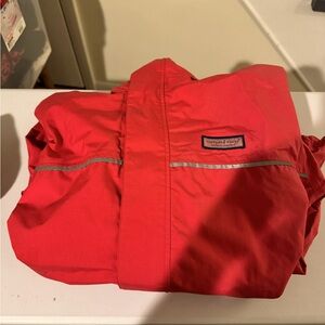Men’s Large Vineyard Vine Jacket. Muted Red color